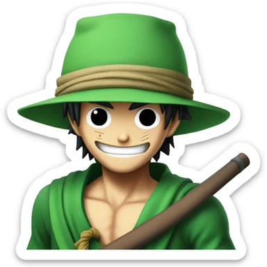 luffy et zoro sticker