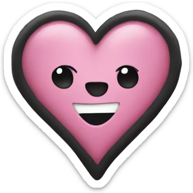 heart with leo print sticker