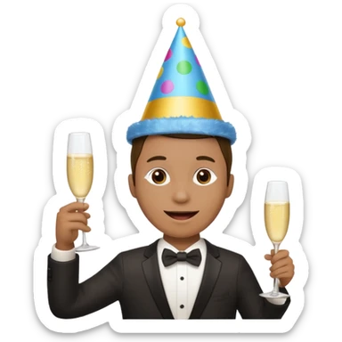 puedes hacer un emoji de la celebración de poniendose la corona de Lamine Yamal? sticker