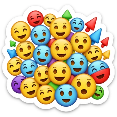 Emoji para demonstrar o caos sticker