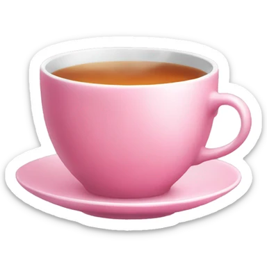 Cup of tea but girly sticker