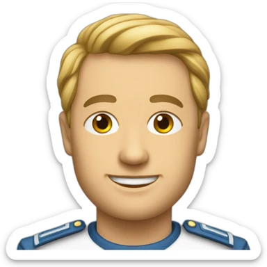 Un haut dignitaire allemand avec son uniforme  sticker