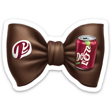 Bow Dr Pepper  sticker