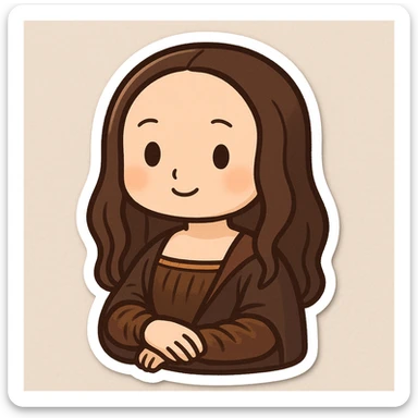 mona lisa sticker