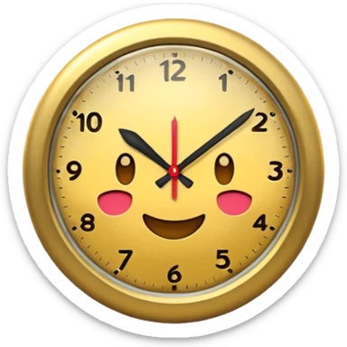emoji reloj sticker
