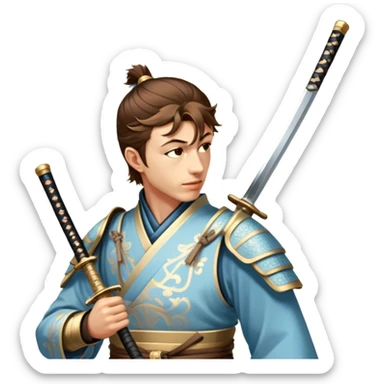 Elegant Samurai sticker