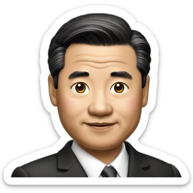 President Xi sticker