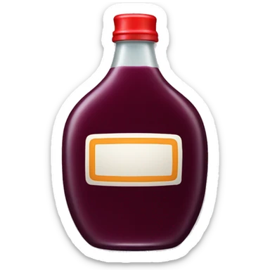 bottle of plum sauce sticker