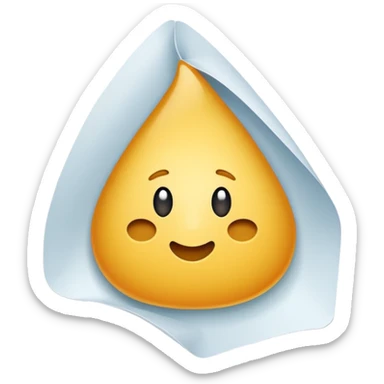 Glue with paper sticker