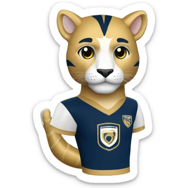 GOYO Mascota de fútbol pumas Unam sticker