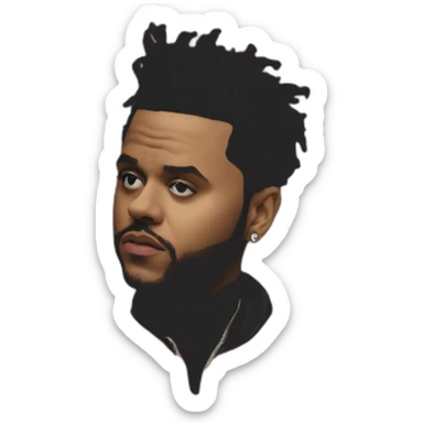 The weeknd after hours album cover sticker