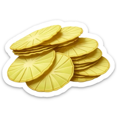 green potato chips sticker