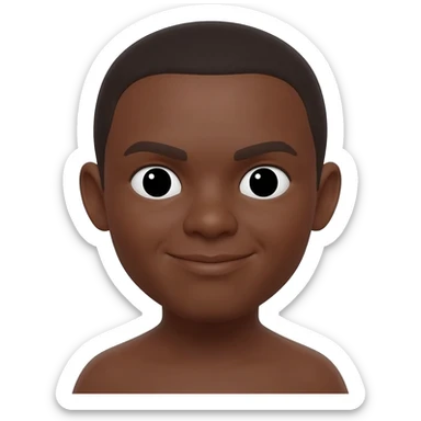 Brown emoji sticker