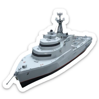 Corvette ship sticker