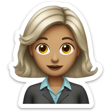 Female Social Media Manager sticker