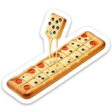 Domino's cheesy breadsticks with garlic butter crust sticker