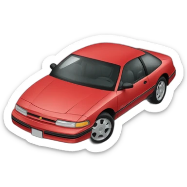 Red 1996 monte carlo sticker