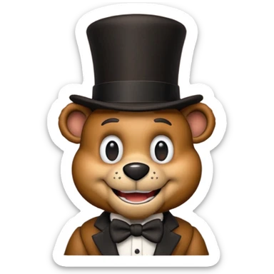 Freddy fazbear sticker