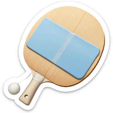 Injured Ping pong pad with bandages sticker