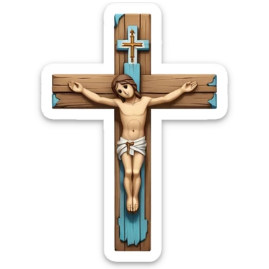 Holy cross sticker