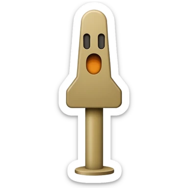 the khaki punctuation exclamation mark sticker