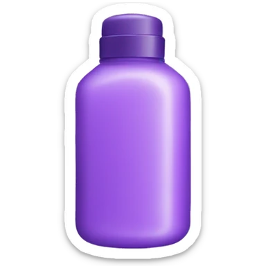 purple lotion bottle sticker