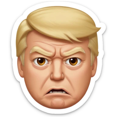 Trump but ugly sticker