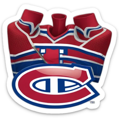 Canadiens Montréal Logo Realistic sticker
