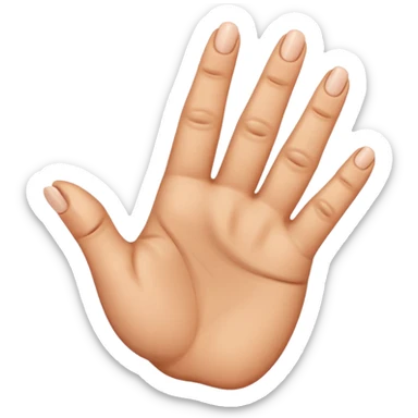 Its a meme in indai that is a hand gesture which middle finger is faced front and all finger is faced upward sticker