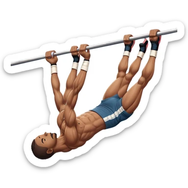Calisthenics front lever sticker