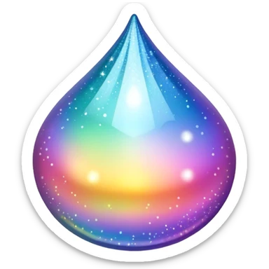 Iridescent big giant glistening glossy sparkly shiny glittery decoration sticker