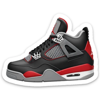 Jordan 4s sticker