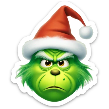 Grinch sticker