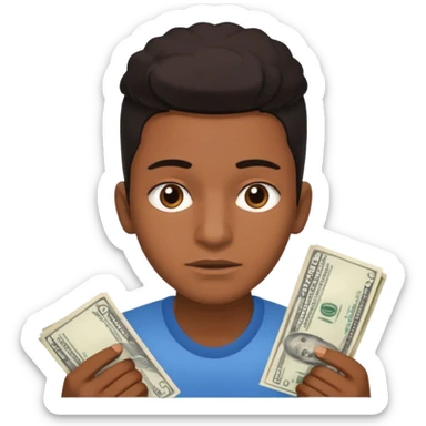 archetype for a young adult: The Precarious-Independent (20-25yr) Dealing with unstable incomes, bills, rent and expenses they have to have full control over finances but often don’t have the flexibility to think about long-term goals. South american or black individual. Remove the money
 sticker