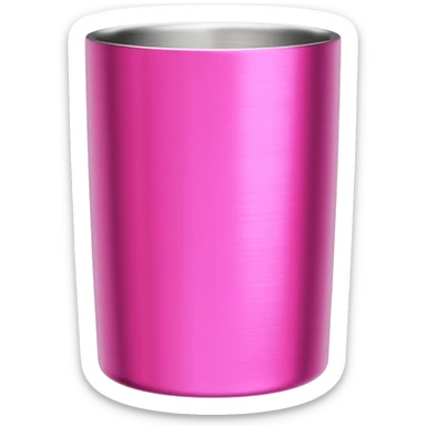 Свело розовая чашка stanley sticker