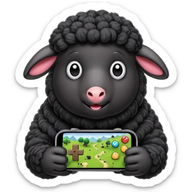 black sheepplayingvideogames sticker