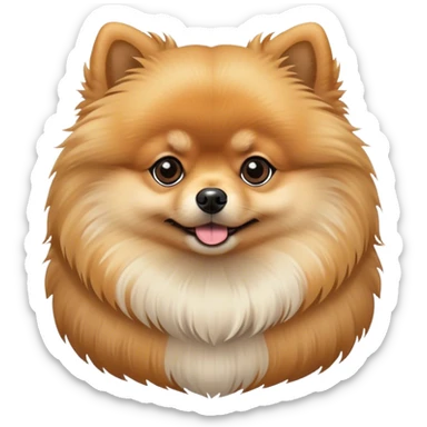 Pomeranian dog sticker
