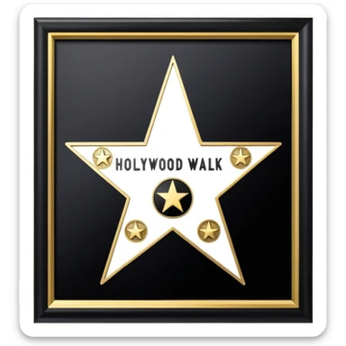 Hollywood Walk of Fame

 sticker