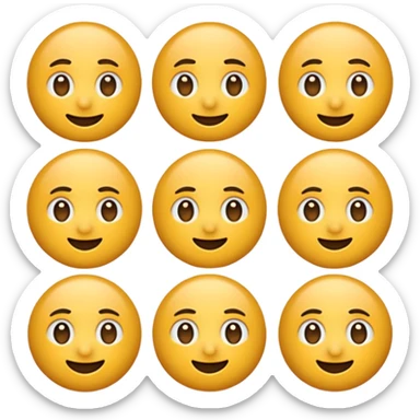 Komik emojilet sticker