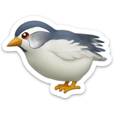 Taillow unconscious sticker