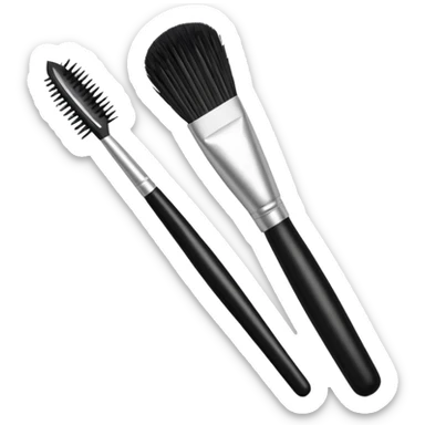lash brush sticker