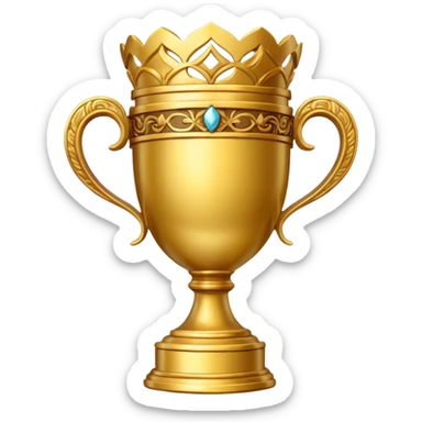 trophy olden times sticker