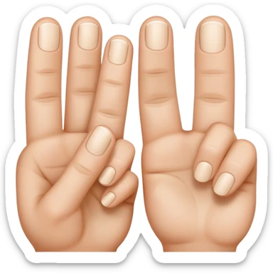 c'est demain tes deux doigts qui se collent entre eux sticker