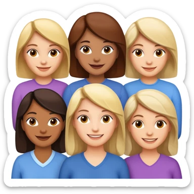 Empowered women sticker