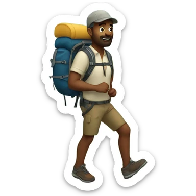 Hiking  sticker
