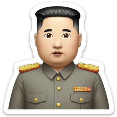Kim Jong-Un sticker