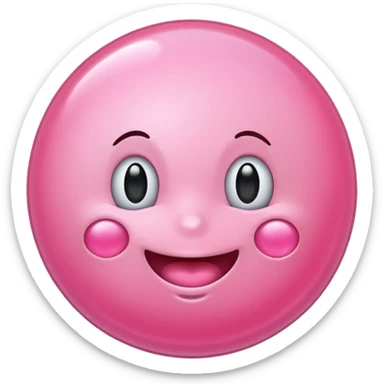 Burbuja de chicle rosado  sticker