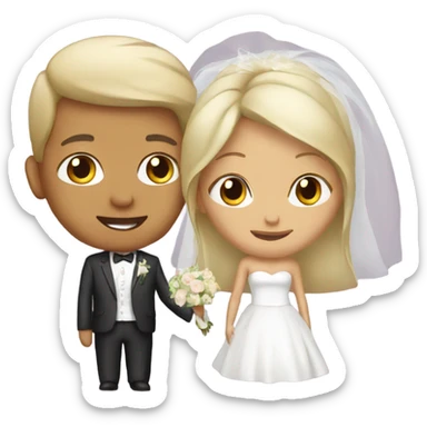 Wedding sticker