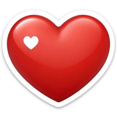 little heart  sticker