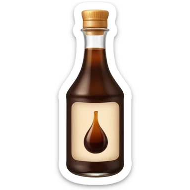 a bottle of soy sauce sticker